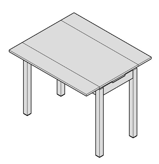 Mesa CALPE 080x040 tp.crist.3mm
