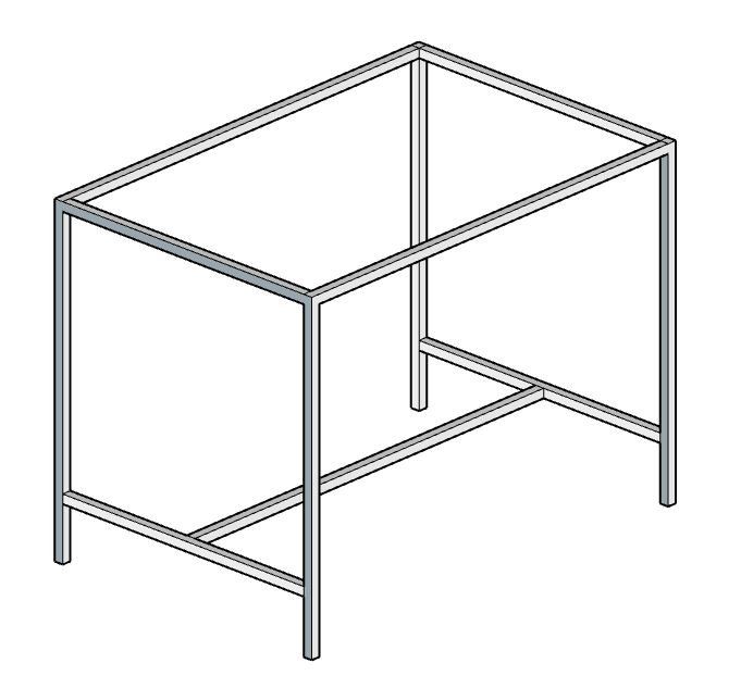 Mesa FINE 150x080 Sin Tapa